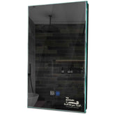 Specchio LED Verticale | Pulsanti touch | Funzione anti-appannamento | Luce bianca neutra - Reyze Serie Motivated Modello 3