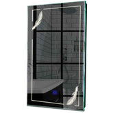Specchio LED Verticale | Pulsante touch | Luce bianca neutra - Reyze Serie Good Vibes Modello 2