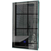 Specchio LED Verticale | Pulsante touch | Luce bianca neutra - Reyze Serie Good Vibes Modello 3