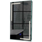 Specchio LED Verticale | Pulsante touch | Luce bianca neutra - Reyze Serie Minimal Modello 2