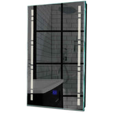 Specchio LED Verticale | Pulsante touch | Luce bianca neutra - Reyze Serie Minimal Modello 3