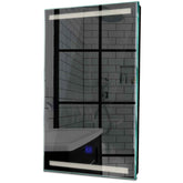 Specchio LED Verticale | Pulsante touch | Luce bianca neutra - Reyze Serie Minimal Modello 8