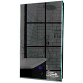 Specchio LED Verticale | Pulsante touch | Luce bianca neutra - Reyze Serie Motivated Modello 3