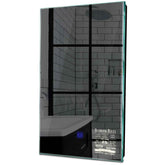 Specchio LED Verticale | Pulsante touch | Luce bianca neutra - Reyze Serie Motivated Modello 5