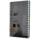 Specchio LED Verticale | Controllo tramite interruttore a muro | Luce bianca neutra - Reyze Serie Edge Modello 6