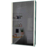 Specchio LED Verticale | Controllo tramite interruttore a muro | Luce bianca neutra - Reyze Serie Edge Modello 7