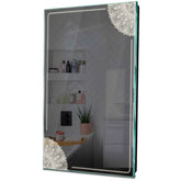 Specchio LED Verticale | Controllo tramite interruttore a muro | Luce bianca neutra - Reyze Serie Good Vibes Modello 7