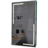 Specchio LED Verticale | Controllo tramite interruttore a muro | Luce bianca neutra - Reyze Serie Minimal Modello 2