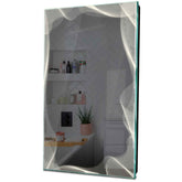 Specchio LED Verticale | Controllo tramite interruttore a muro | Luce bianca neutra - Reyze Serie Simetria Modello 3