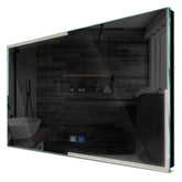 Specchio LED Rettangolare | Pulsanti touch | Funzione anti-appannamento | Luce bianca neutra - Reyze Serie Edge Modello 2
