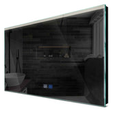 Specchio LED Rettangolare | Pulsanti touch | Funzione anti-appannamento | Luce bianca neutra - Reyze Serie Edge Modello 5