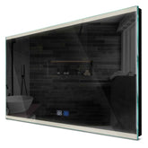 Specchio LED Rettangolare | Pulsanti touch | Funzione anti-appannamento | Luce bianca neutra - Reyze Serie Edge Modello 8