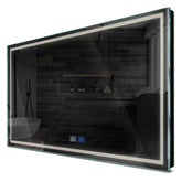 Specchio LED Rettangolare | Pulsanti touch | Funzione anti-appannamento | Luce bianca neutra - Reyze Serie Minimal Modello 1