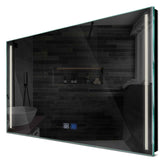 Specchio LED Rettangolare | Pulsanti touch | Funzione anti-appannamento | Luce bianca neutra - Reyze Serie Minimal Modello 7