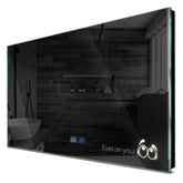 Specchio LED Rettangolare | Pulsanti touch | Funzione anti-appannamento | Luce bianca neutra - Reyze Serie Motivated Modello 8