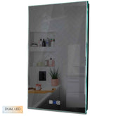 Specchio LED Verticale | Pulsanti touch | Funzione anti-appannamento | Temperatura di colore regolabile - Reyze Serie Edge Modello 7