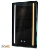 Specchio LED Verticale | Pulsanti touch | Funzione anti-appannamento | Temperatura di colore regolabile - Reyze Serie Salono Modello 5