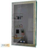 Specchio LED Verticale | Pulsanti touch | Funzione anti-appannamento | Temperatura di colore regolabile - Reyze Serie Simetria Modello 5