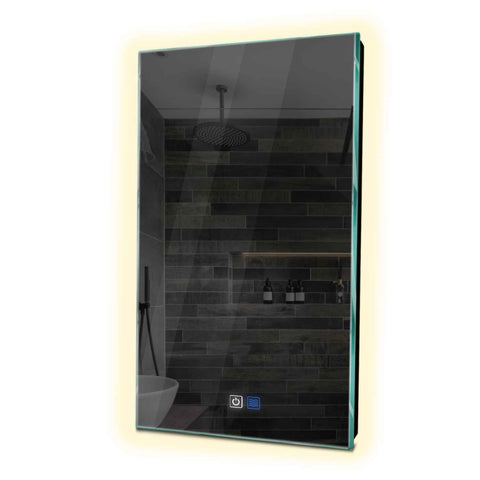 Specchio LED Verticale | Pulsanti touch | Funzione anti-appannamento | Luce bianca neutra - Reyze Serie Ambient Modello 1