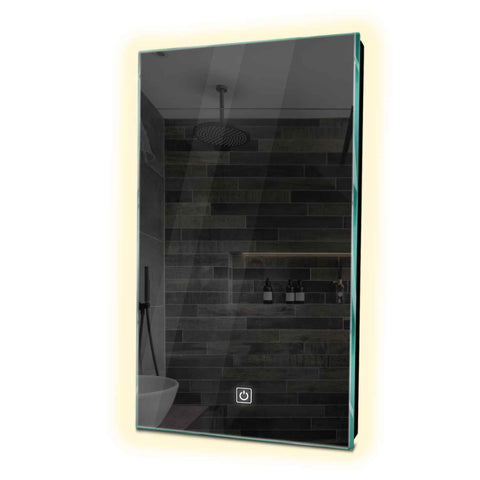 Specchio LED Verticale | Pulsante touch | Luce bianca neutra - Reyze Serie Ambient Modello 1
