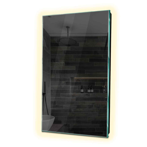Specchio LED Verticale | Controllo tramite interruttore a muro | Luce bianca neutra - Reyze Serie Ambient Modello 1