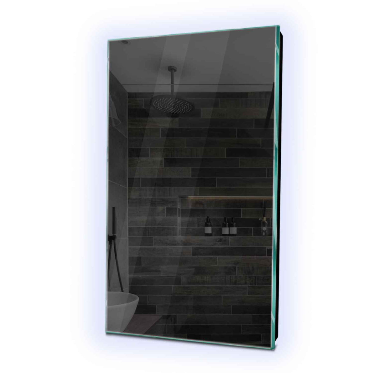 Specchio LED Verticale | Controllo tramite interruttore a muro | Luce bianca fredda - Reyze Serie Ambient Modello 1