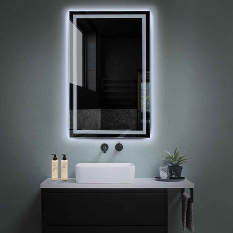 Specchio LED Verticale | Controllo tramite interruttore a muro | Luce bianca fredda - Reyze Serie Minimal Modello 1