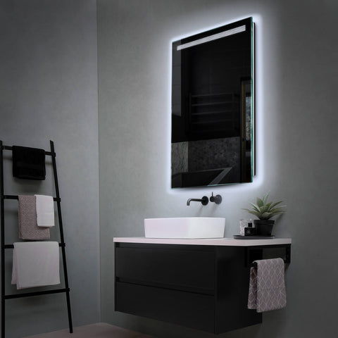 Specchio LED Verticale | Controllo tramite interruttore a muro | Luce bianca fredda - Reyze Serie Minimal Modello 5