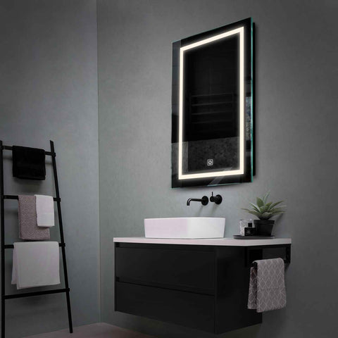 Specchio LED Verticale | Pulsante touch | Luce bianca neutra - Reyze Serie Salono Modello 1