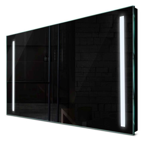 Specchio LED Rettangolare | Controllo tramite interruttore a muro | Luce bianca fredda - Reyze Serie Salono Modello 5