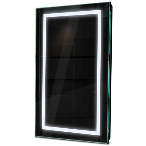 Specchio LED Verticale | Controllo tramite interruttore a muro | Luce bianca fredda - Reyze Serie Salono Modello 1