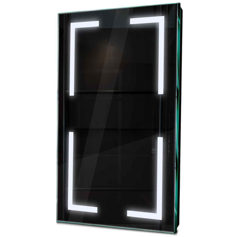 Specchio LED Verticale | Controllo tramite interruttore a muro | Luce bianca fredda - Reyze Serie Salono Modello 2