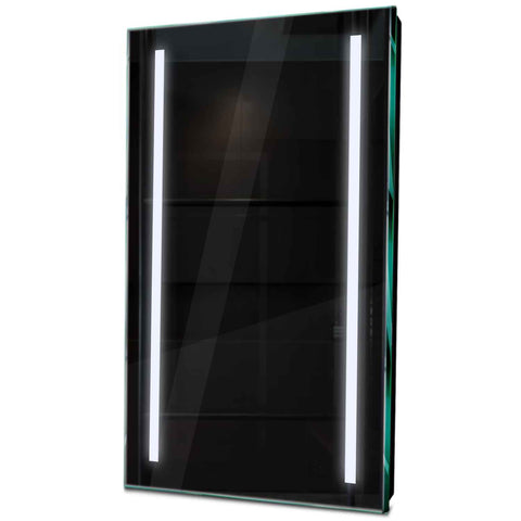 Specchio LED Verticale | Controllo tramite interruttore a muro | Luce bianca fredda - Reyze Serie Salono Modello 5