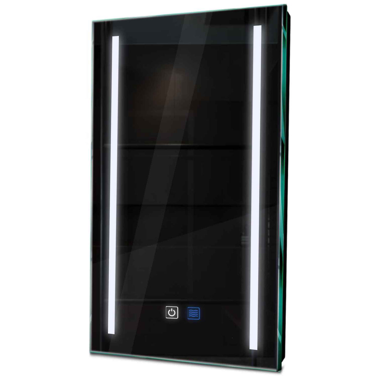 Specchio LED Verticale | Pulsanti touch | Funzione anti-appannamento | Luce bianca fredda - Reyze Serie Salono Modello 5