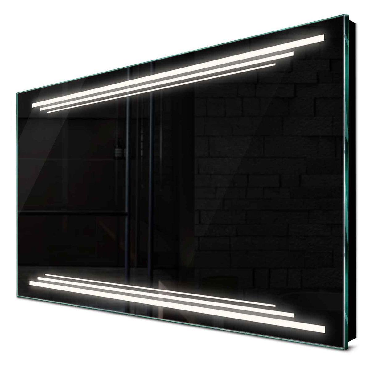 Specchio LED Rettangolare | Controllo tramite interruttore a muro | Luce bianca neutra - Reyze Serie Salono Modello 7