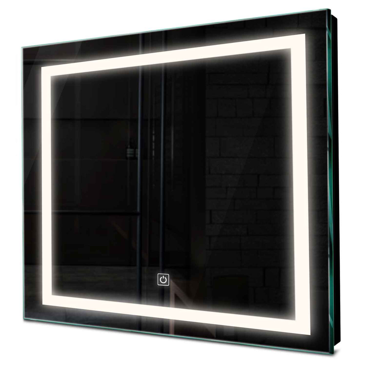 Specchio LED Quadrato | Pulsante touch | Luce bianca neutra - Reyze Serie Salono Modello 1