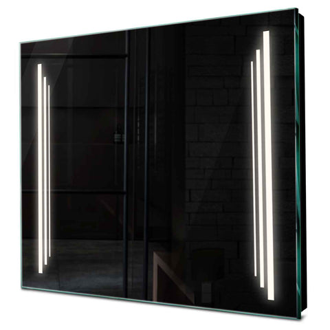Specchio LED Quadrato | Controllo tramite interruttore a muro | Luce bianca neutra - Reyze Serie Salono Modello 8