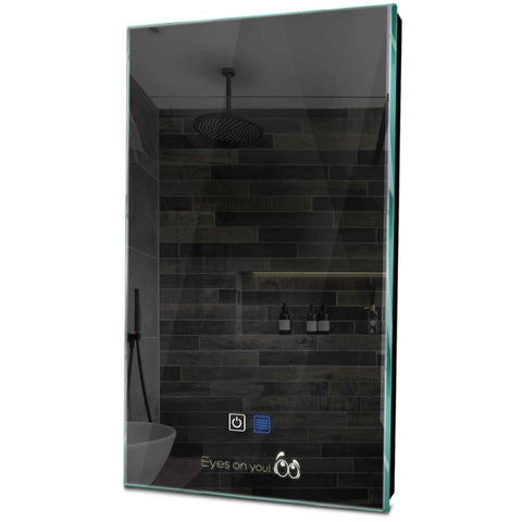 Specchio LED Verticale | Pulsanti touch | Funzione anti-appannamento | Luce bianca neutra - Reyze Serie Motivated Modello 8