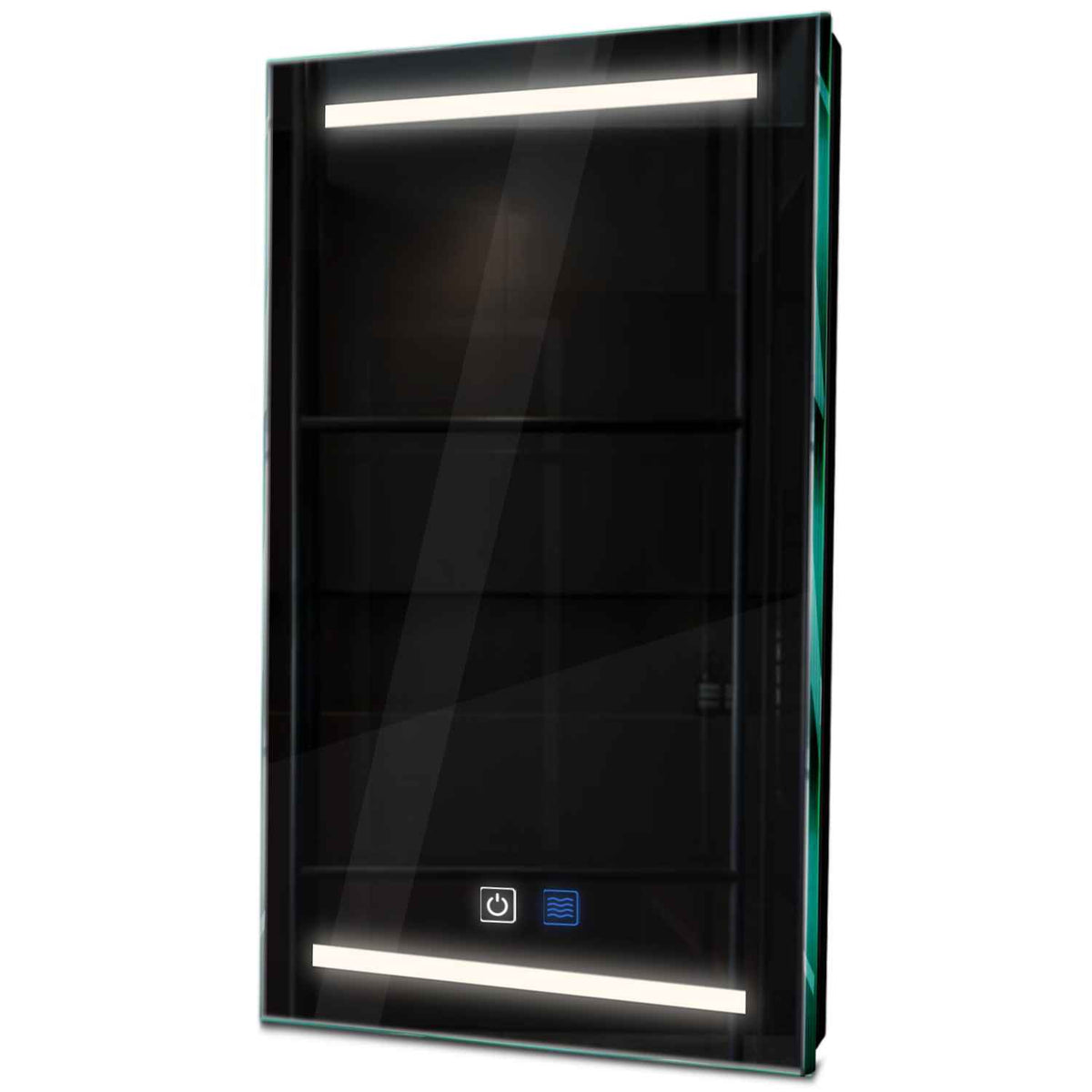 Specchio LED Verticale | Pulsanti touch | Funzione anti-appannamento | Luce bianca neutra - Reyze Serie Salono Modello 4