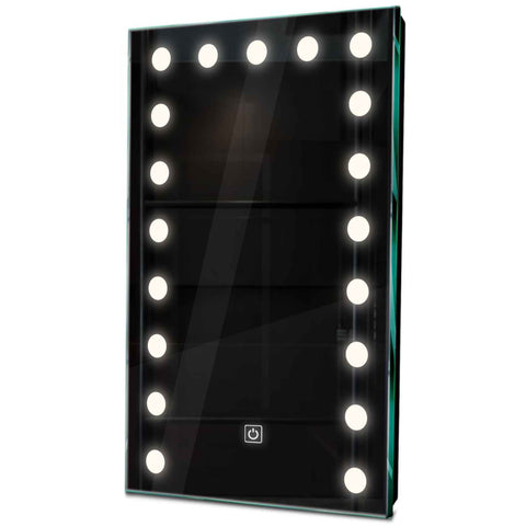 Specchio LED Verticale | Pulsante touch | Luce bianca neutra - Reyze Serie Salono Modello 6