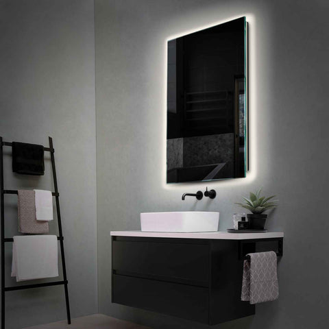 Specchio LED Verticale | Controllo tramite interruttore a muro | Luce bianca neutra - Reyze Serie Ambient Modello 1