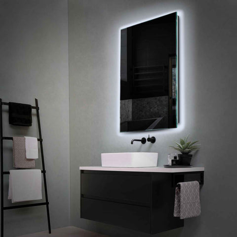 Specchio LED Verticale | Controllo tramite interruttore a muro | Luce bianca fredda - Reyze Serie Ambient Modello 1