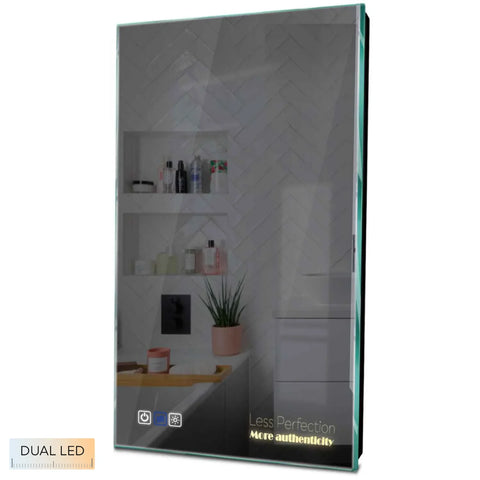 Specchio LED Verticale | Pulsanti touch | Funzione anti-appannamento | Temperatura di colore regolabile - Reyze Serie Motivated Modello 7