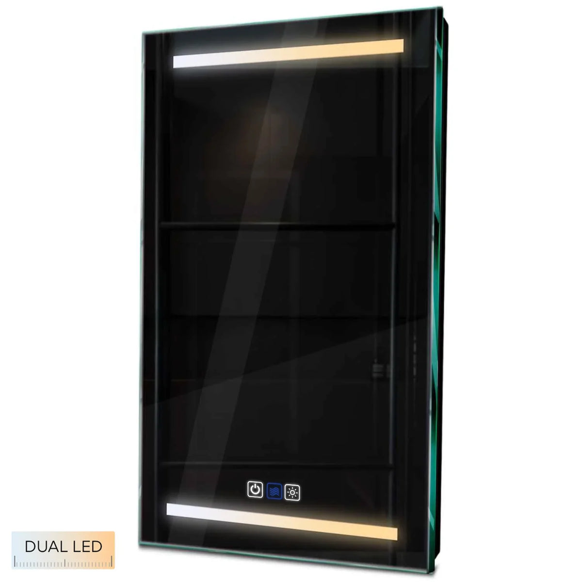Specchio LED Verticale | Pulsanti touch | Funzione anti-appannamento | Temperatura di colore regolabile - Reyze Serie Salono Modello 4