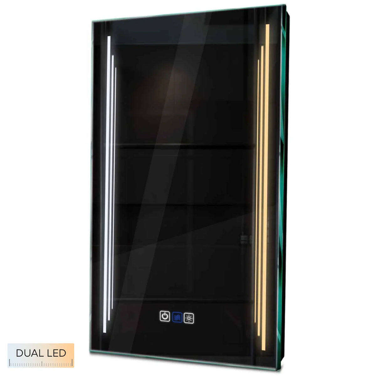 Specchio LED Verticale | Pulsanti touch | Funzione anti-appannamento | Temperatura di colore regolabile - Reyze Serie Salono Modello 8